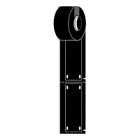 Brady M6-25x75-B7598-BK etiquetas de poliuretano negras 25 mm x 75 mm (originales) M6-25x75-B7598-BK 148034