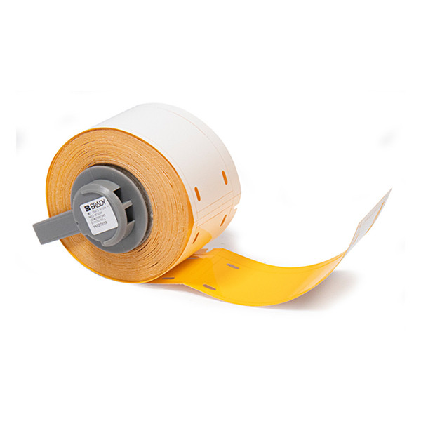 Brady M6-25x75-B7598-YL etiquetas de poliuretano amarillo 25 mm x 75 mm (original) M6-25x75-B7598-YL 148048 - 1