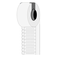 Brady M6-30x4.2-7597-WT Etiquetas de polietileno blanco 30 mm x 4,20 mm (original) M6-30x4.2-7597-WT 148084