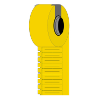 Brady M6-30x4.2-7597-YL etiquetas de polietileno amarillo 30 mm x 4,20 mm (original) M6-30x4.2-7597-YL 148085