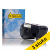 Brady MC1-1000-595-WT-BK vinilo negro sobre blanco 25,4 mm x 7,62 m (marca 123tinta) | Pack 3 uds 650800 - 1