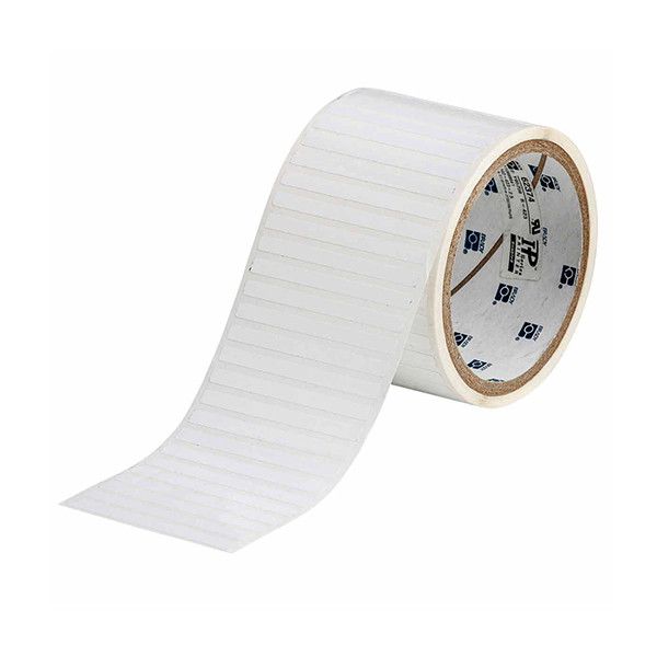 Brady THT-142-423-2.5 etiqueta de poliéster blanco brillante 63,50 x 5,08 mm (original)