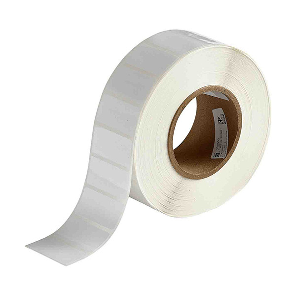 Brady THT-17-533-3 etiqueta removible poliéster blanco brillante 50,80 x 25,40 mm (original)
