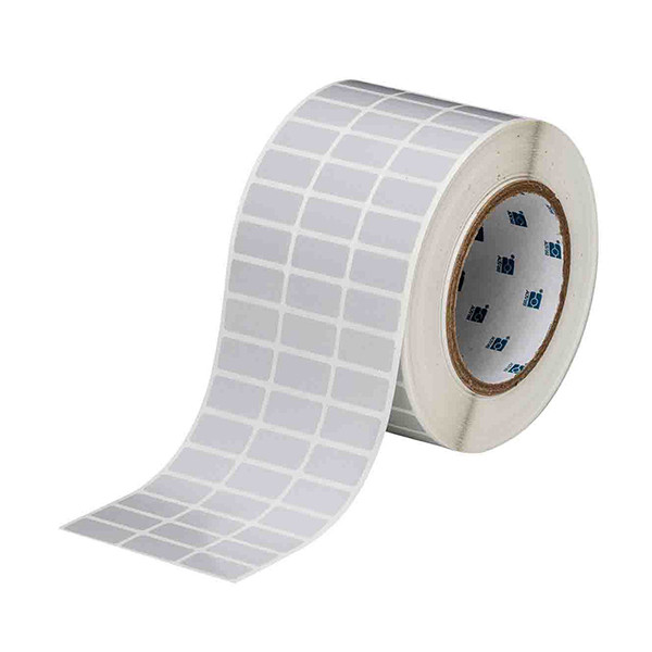 Brady THT-5-413-10 etiqueta de poliéster plata mate 25,40 x 12,70 mm (original)
