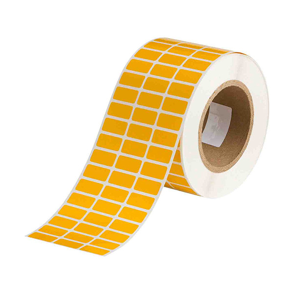 Brady THT-5-423-10-YL etiqueta de poliéster amarillo brillante 25,40 x 12,70 mm (original) THT-5-423-10-YL 147674 - 1