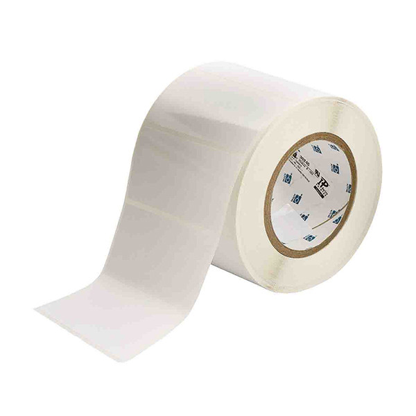 Brady THT-55-483-1 etiqueta poliéster blanco brillante 101,60 x 50,80 mm (original) THT-55-483-1 147574 - 1