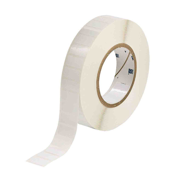 Brady THT-59-483-10 etiqueta poliéster blanco brillante 25,40 x 12,70 mm (original)