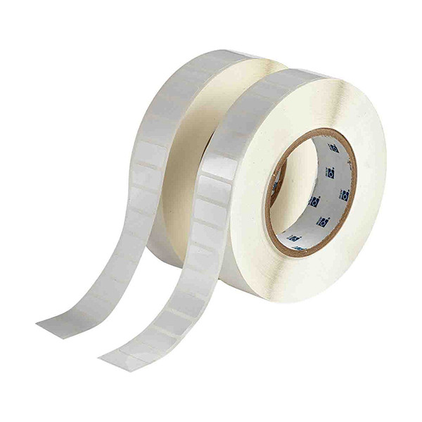 Brady THT-59-533-10 etiqueta removible de poliéster blanco brillante 25,40 x 12,70 mm (original)