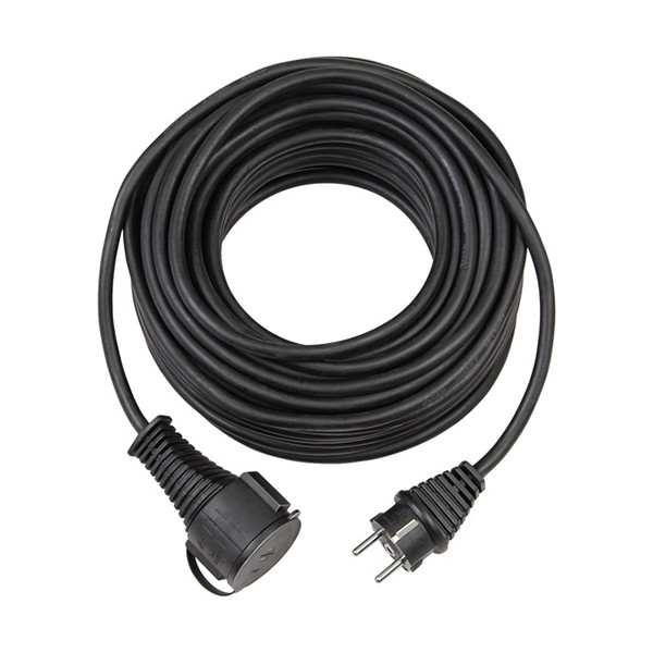 Cable alargador de goma negro (25 metros) 399525 - 1