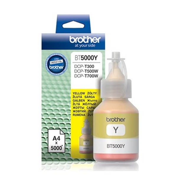 Brother BT5000Y cartucho de tinta amarillo (original)