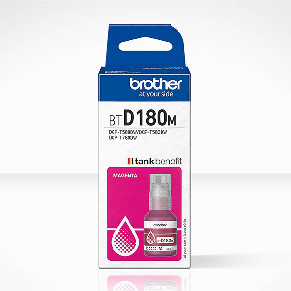 Brother BTD180M botella de tinta magenta (original) – imagen 2