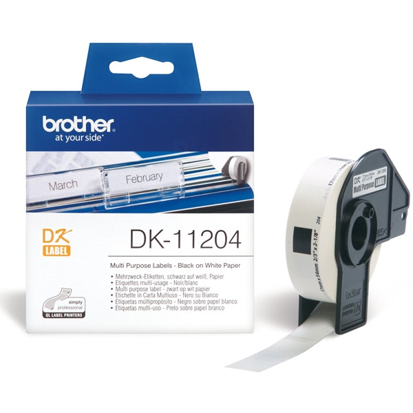 Brother DK-11204 etiqueta multifunción (original) DK11204 080704 - 1