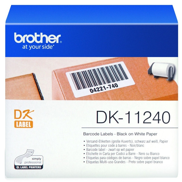 Brother DK-11240 etiquetas de código de barras blancas (original) DK11240 080724 - 1