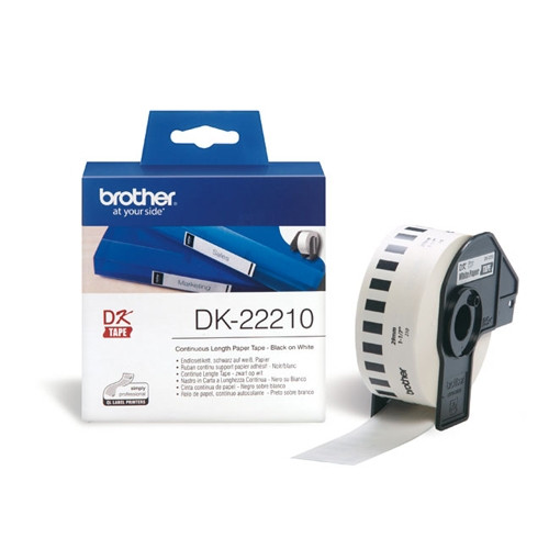 Brother DK-22210 cinta continua de papel térmico (original) DK22210 080712 - 1