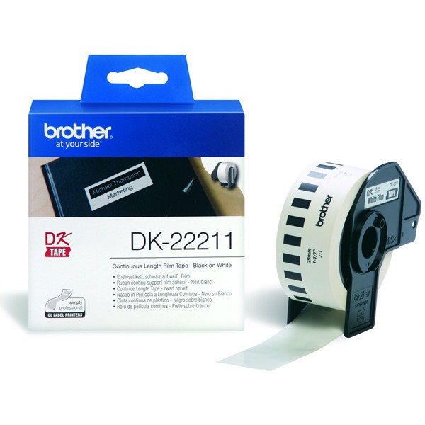 Brother DK-22211 cinta continua de película plástica blanca (original) – imagen 2