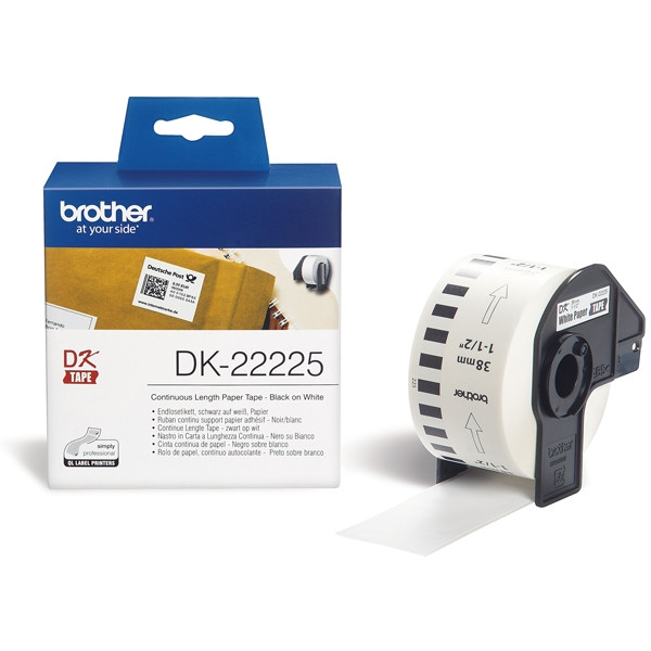 Brother DK-22225 cinta continua de papel térmico blanco (original) DK22225 080730 - 1