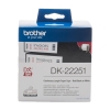 Brother DK-22251 cinta continua de papel térmico rojo/negro sobre blanco (original) DK-22251 080776