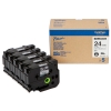 Brother HGe-M951V5 Cinta de alta calidad | negro sobre plateado mate | 24 mm | 5 unidades (original) 080924 - 1