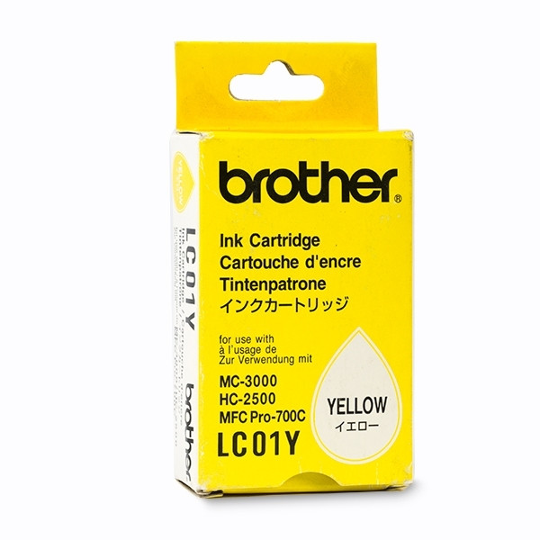 Brother LC-01Y cartucho de tinta amarillo (original) LC01Y 028430 - 1