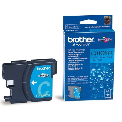 Brother LC-1100HYC cartucho de tinta cian XL (original) – imagen 2