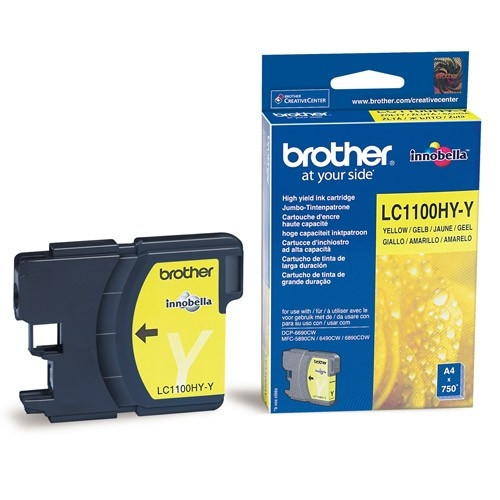 Brother LC-1100HYY cartucho de tinta amarillo XL (original) – imagen 4