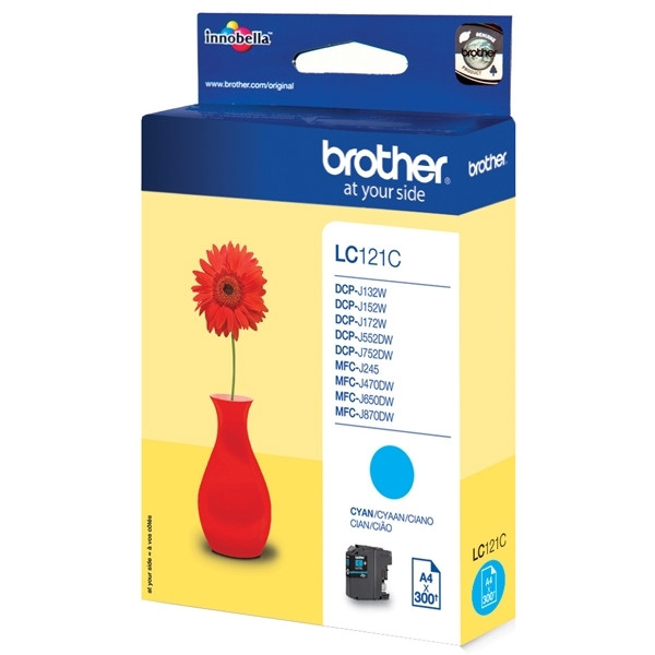 Brother LC-121C cartucho de tinta cian (original) LC-121C 900737 - 1