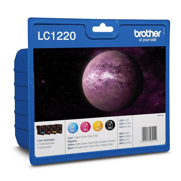 Brother LC-1220VALBP multipack 4 cartuchos (originales) – imagen 2