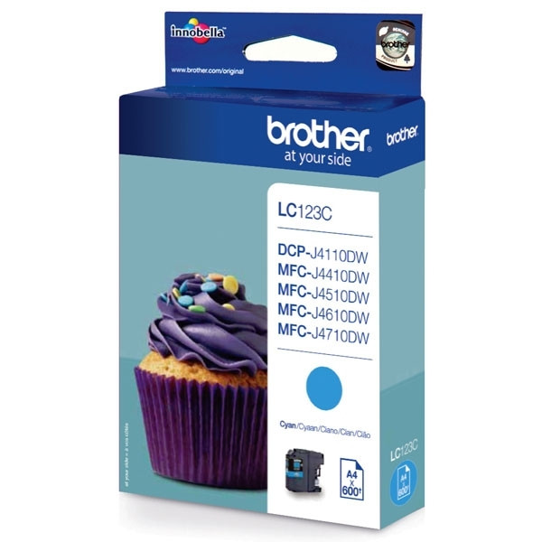 Brother LC-123C cartucho de tinta cian (original) LC-123C 029092 - 1