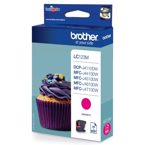 Brother LC-123M cartucho de tinta magenta (original) LC-123M 029094 - 1