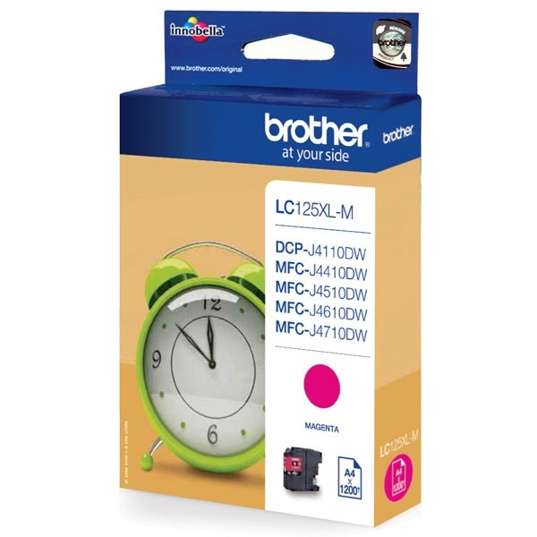 Brother LC-125XLM cartucho de tinta magenta alta capacidad (original) LC-125XLM 029102 - 1