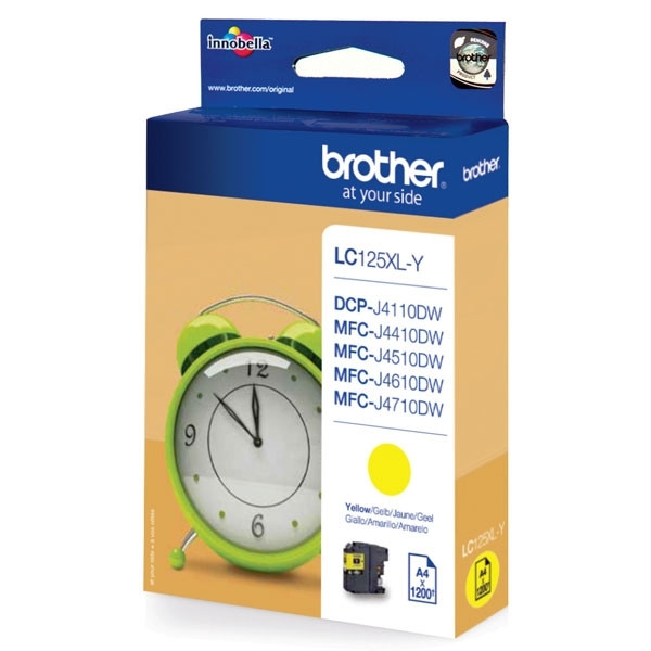 Brother LC-125XLY cartucho de tinta amarillo alta capacidad (original) LC-125XLY 029104 - 1