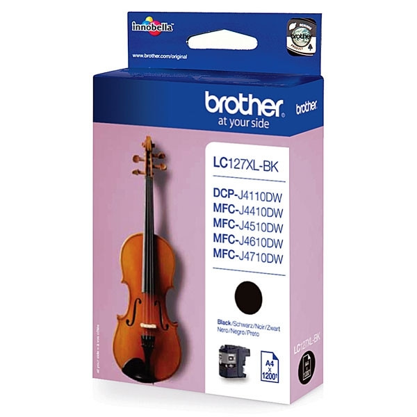 Brother LC-127XLBK cartucho de tinta negro XL (original) LC-127XLBK 902590 - 1