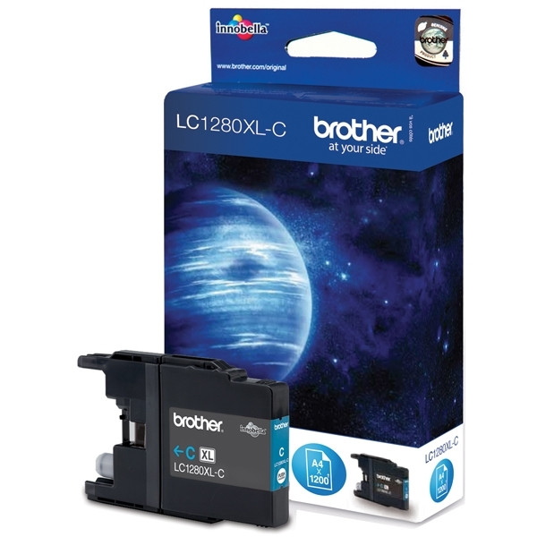 Brother LC-1280XLC cartucho de tinta cyaan hoge capaciteit (origineel) LC1280XLC 900666 - 1