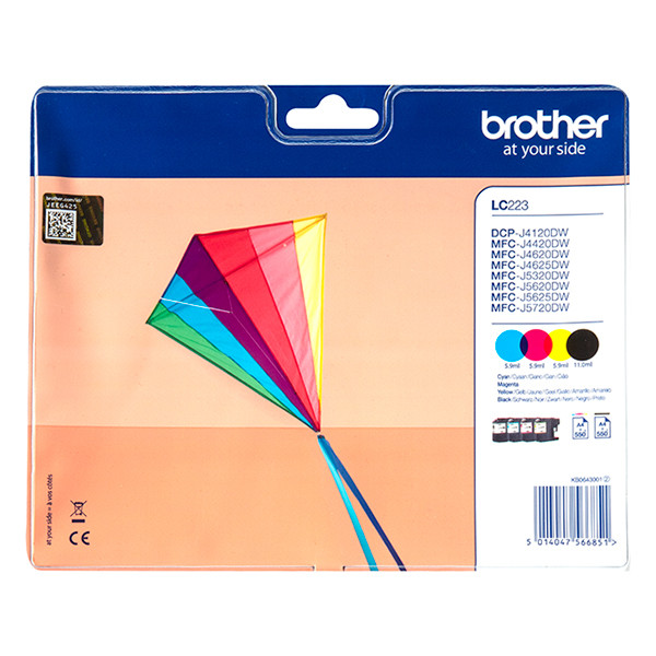 Brother LC-223 Pack ahorro 4 cartuchos (originales) – imagen 2