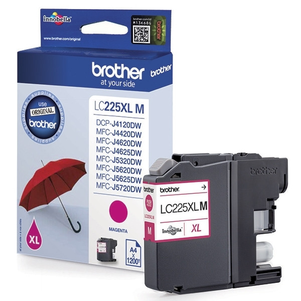 Brother LC-225XLM cartucho de tinta magenta XL (original) LC-225XLM 029152 - 1