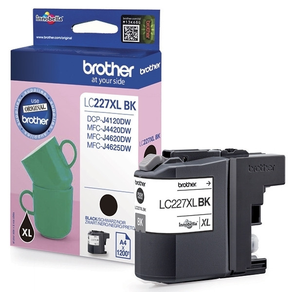 brother lc-227xlbk cartucho de tinta negro xl original