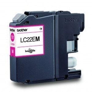 Brother LC-22EM cartucho de tinta magenta (original) LC22EM 028946 - 1