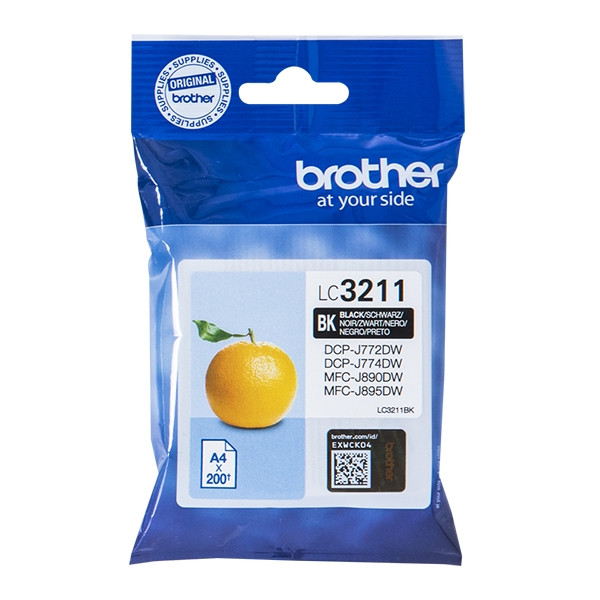 Brother LC-3211BK cartucho de tinta negro (original) LC3211BK 902612 - 1