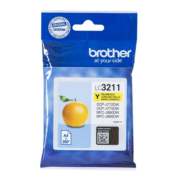 Brother LC-3211Y cartucho de tinta amarillo (original) LC3211Y 028484 - 1