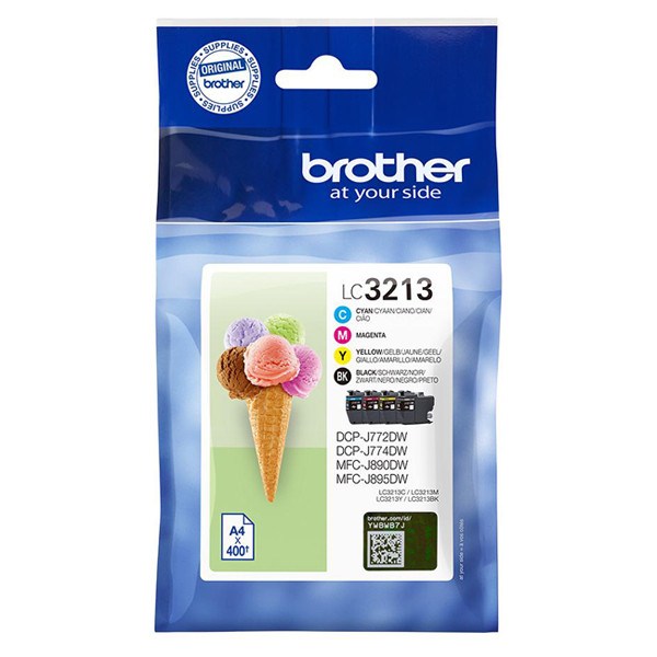 Brother LC-3213VAL multipack 4 cartuchos de tinta (originales) LC3213VALBP LC3213VALDR 028494 - 1