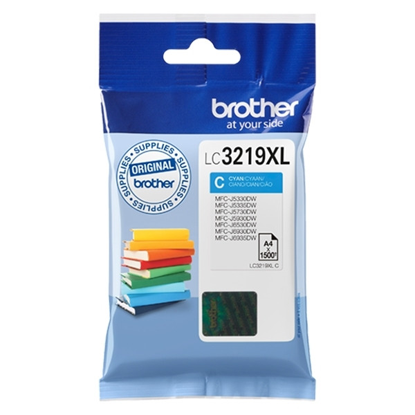 Brother LC-3219XL C cartucho de tinta cian XL (original) LC3219XLC 028910 - 1