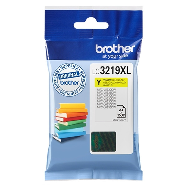 Brother LC-3219XL Y cartucho de tinta amarillo XL (original) LC3219XLY 028914 - 1