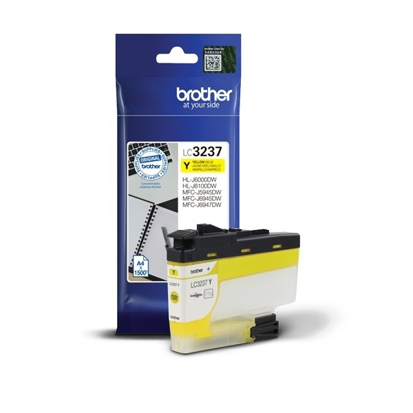 Brother LC-3237Y cartucho de tinta amarillo (original) LC3237Y 051216 - 1