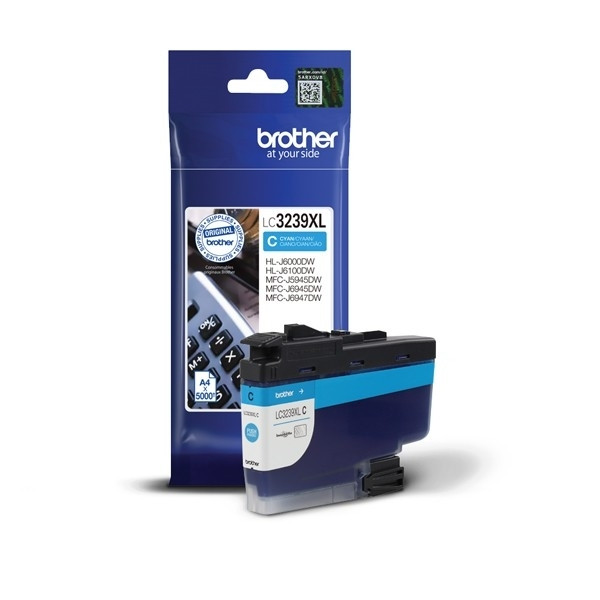 Brother LC-3239XLC cartucho de tinta cian XL (original) LC3239XLC 051220 - 1