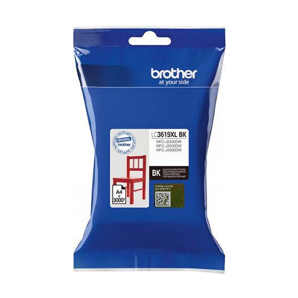 Brother LC-3619XLBK cartucho de tinta 1 pieza(s) Original Negro