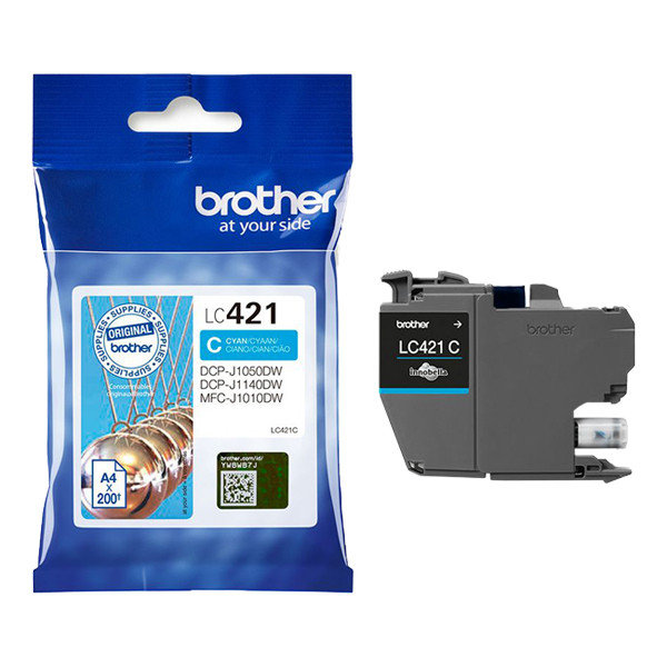 Brother LC-421C cartucho de tinta cian (original) – imagen 3
