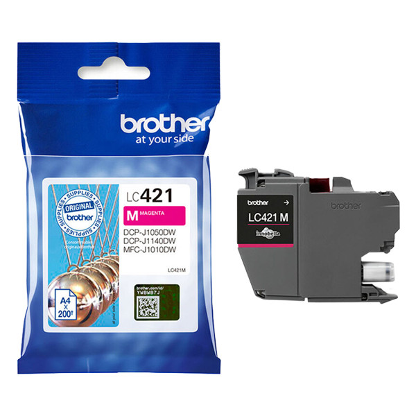 Brother LC-421M cartucho de tinta magenta (original) LC-421M 051288 - 1