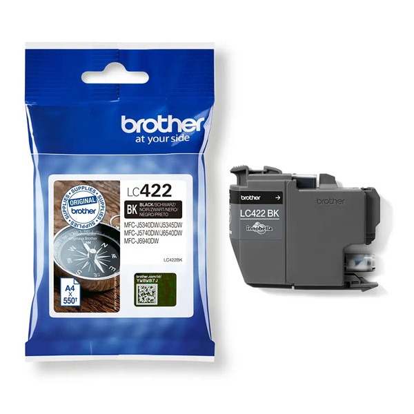 Brother LC-422BK cartucho de tinta negro (original)