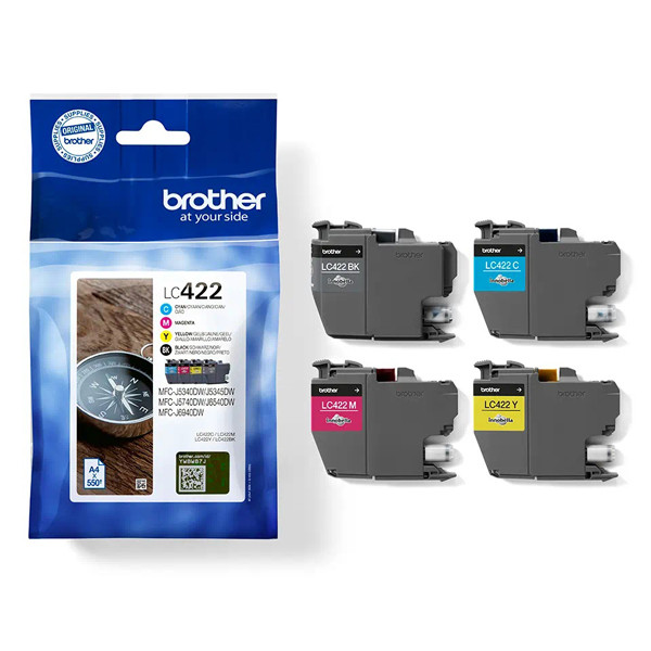 Brother LC-422VAL multipack 4 cartuchos de tinta (original) – imagen 2
