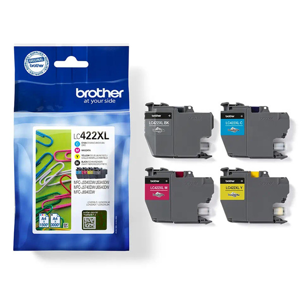 Brother LC-422XLVAL multipack 4 cartuchos de tinta (originales) LC-422XLVAL 051322 - 1